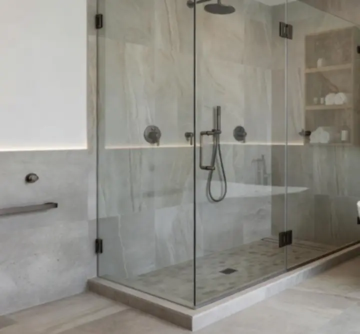 Ukończona transformacja łazienki z eleganckim designem